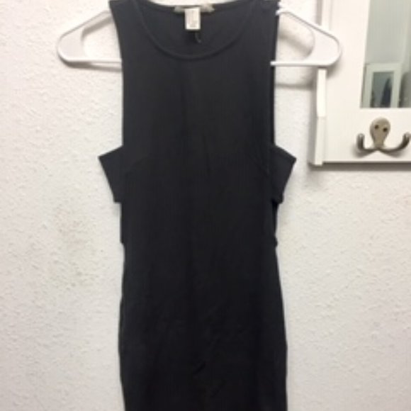 Basic soft Grey body con strap side dress - Picture 5 of 9